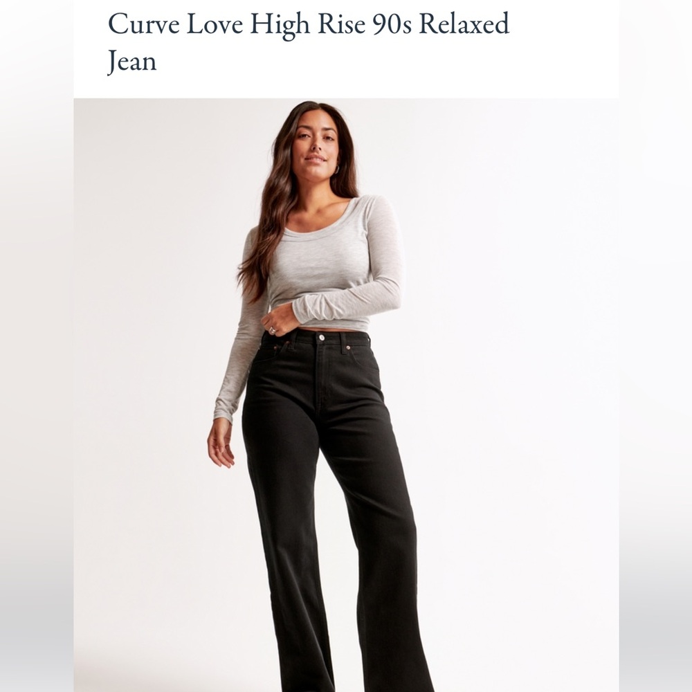 Curve love high rise 90s relaxed fit jeans